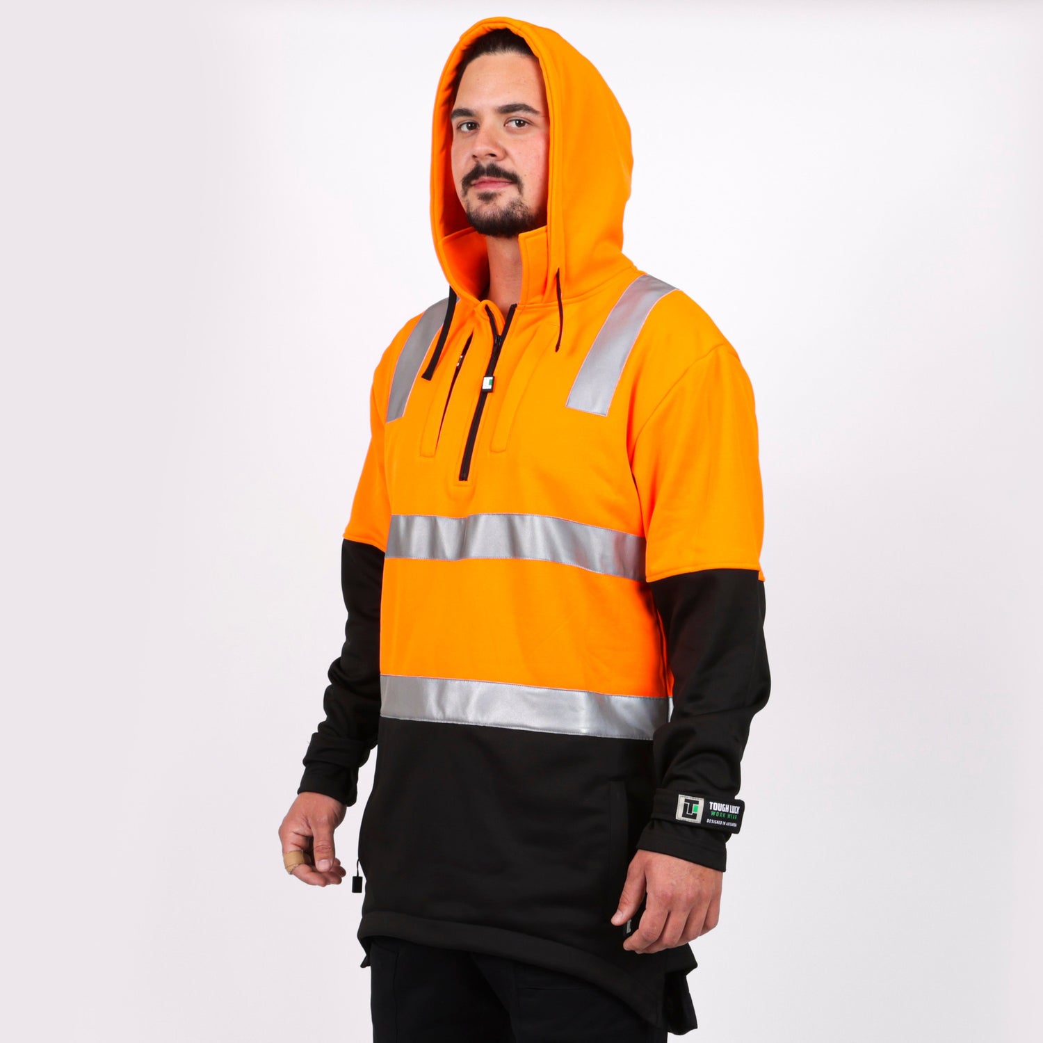 Tradesmen Hi Vis Hoodie - Orange
