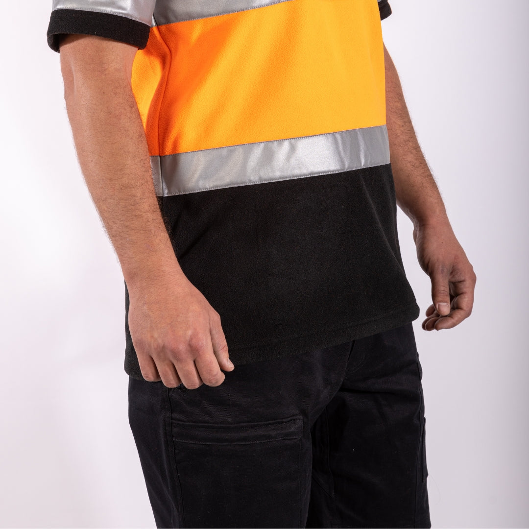 Get Fleeced - Orange Hi Vis Fleece Forestry T-Shirt
