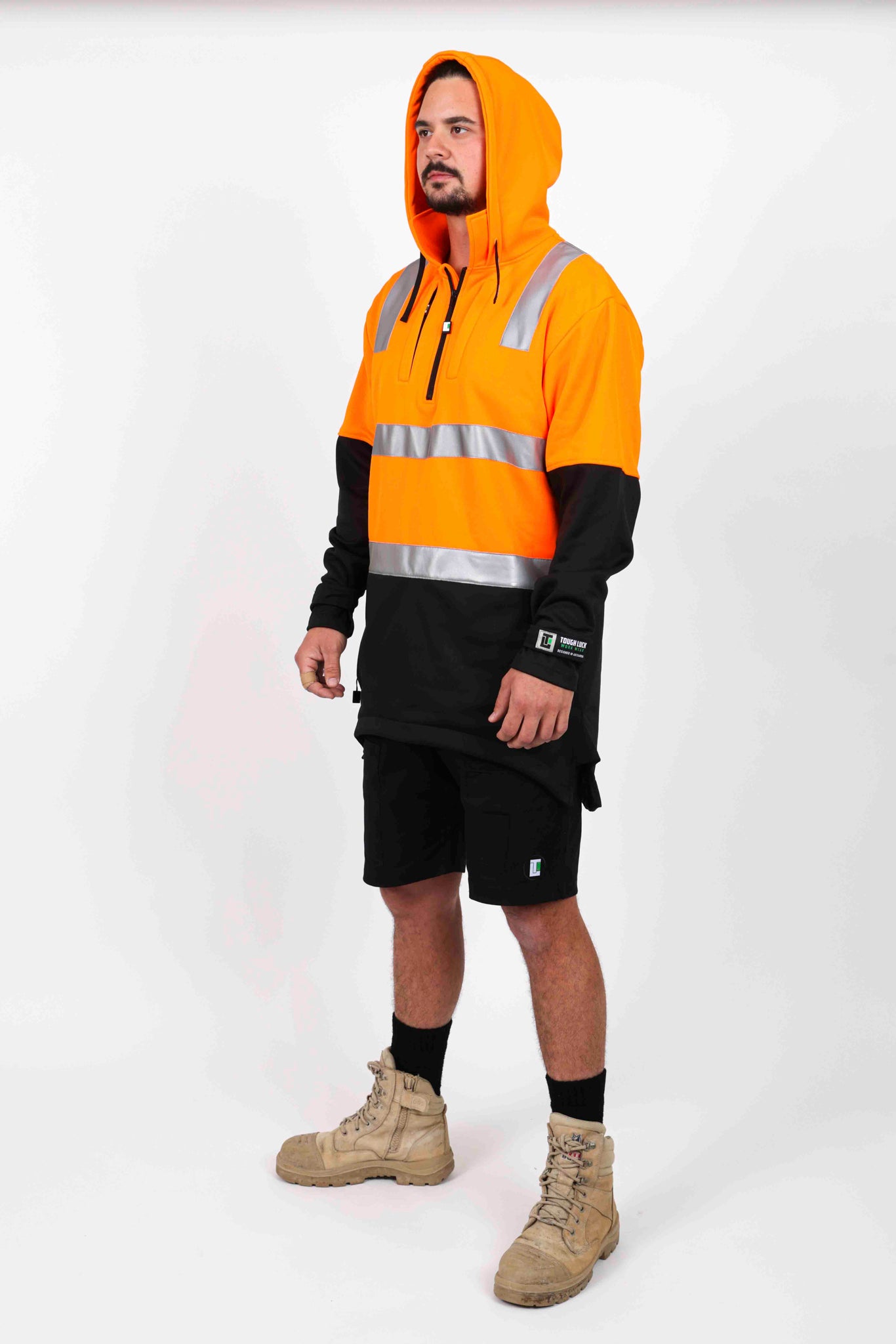 Tradesman Hi Vis Hoodie - Orange