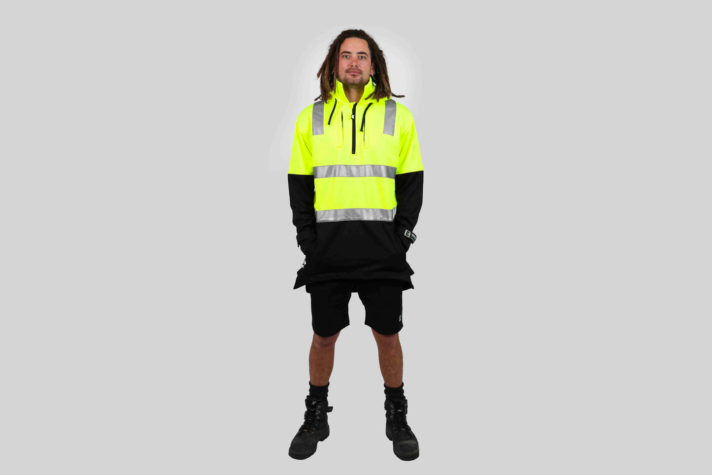 Tradesman Hi Vis Hoodie -Yellow