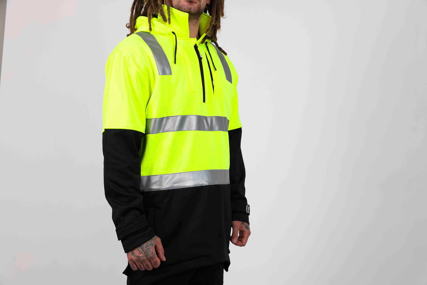 Tradesman Hi Vis Hoodie -Yellow