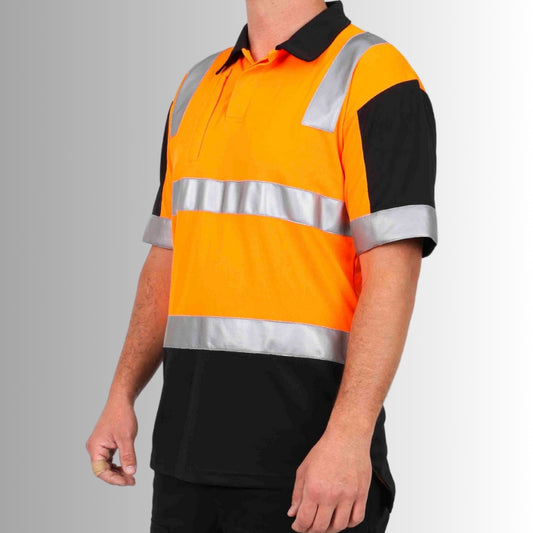 Tough Luck Workwear Hi Vis Overtime Polo: The Best Fitting Hi Vis Work Shirt on the Market