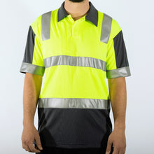 Load image into Gallery viewer, Overtime Short Sleeve Hi Vis Polo - Yellow
